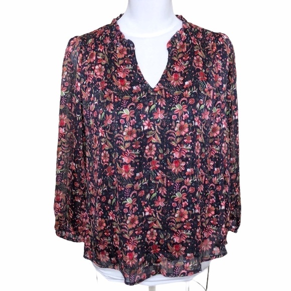 NEW Stitch Fix Collective Concepts Floral top - Picture 1 of 9